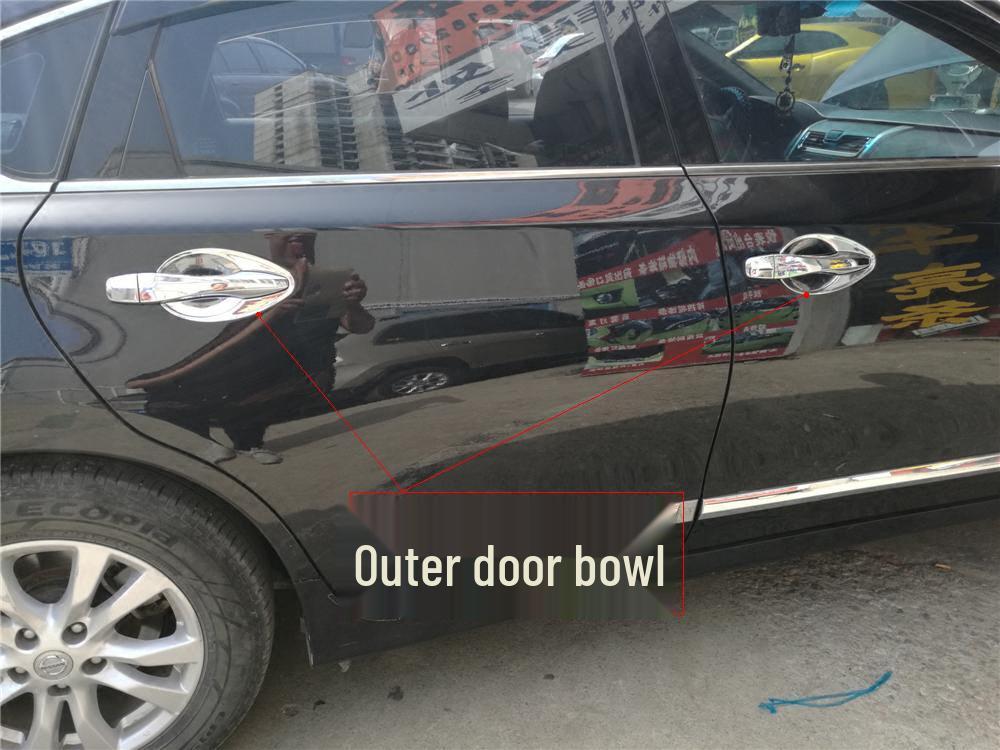 13-16 Teana Electroplated Protective Door Bowl Sticker - Anti-Scratch Modification