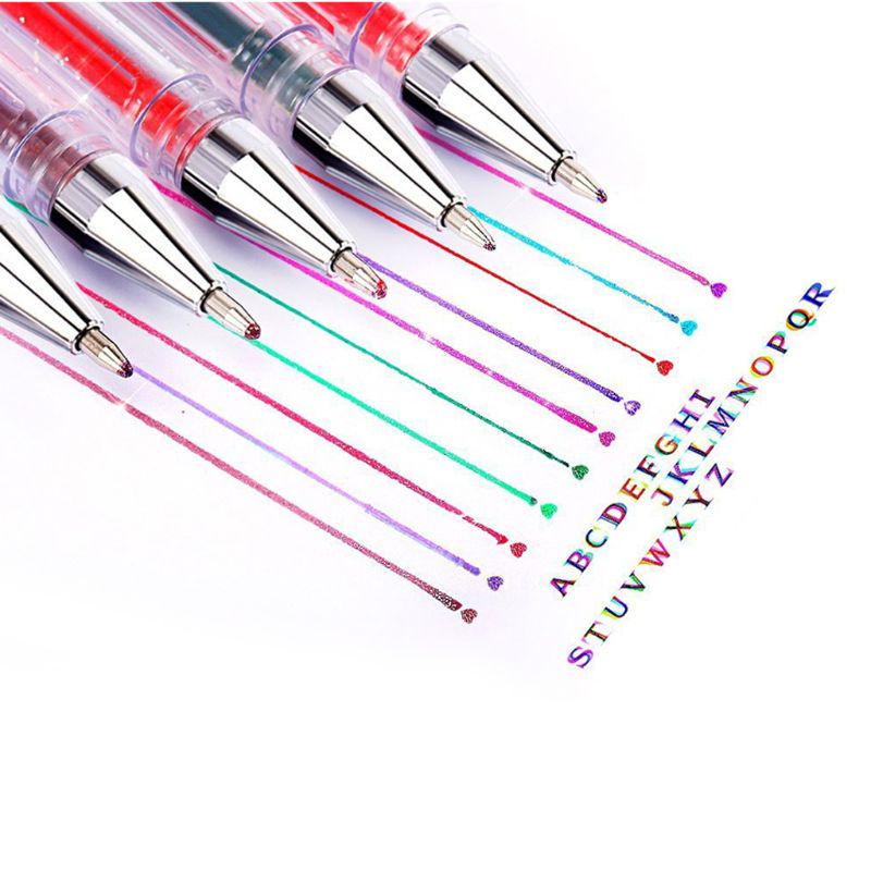 Buy 100 Colored Markers Gel Pens Neon Glitter Metallic Pastel