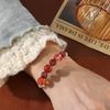 Elegant Retro Chinese Crystal Beaded Bracelet - High-End Niche Design