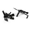 Bruce Shark Motorcycle Rearset Kit for Yamaha Black & 2014-2016 MT-09 (FZ-09) -