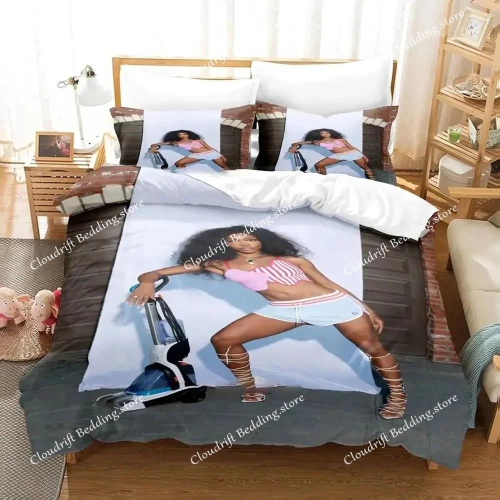 3D SZA Bedding Set Duvet Cover Bed Set Quilt Cover Pillowcase Comforter king Queen Size Boys Adult Bedding Set