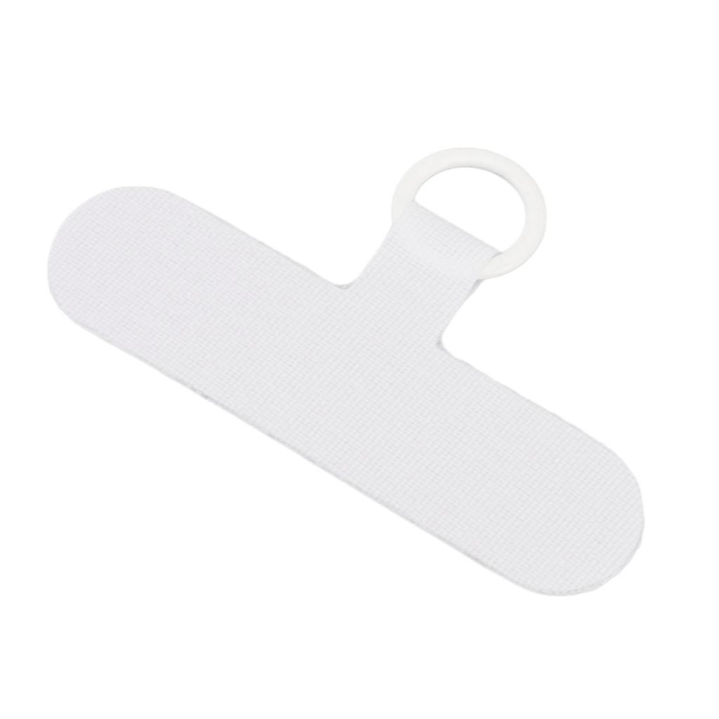 Universal Mobile Phone Lanyard Patch Nylon Cell Phone Hanging Rope Tab Connection Attachment White