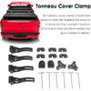 Truck Bed Cover Clamps Replacement Universal Replacement and Accessories Part Kit Aluminium Rear Front Clamp Fit for Hard Tr Fold Truck Bed Cover