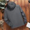 Men'S Autumn Outdoor Fattening Plus Size Mountaineering Suit Thin Charging Waterproof And Windproof Large Size Single Coat