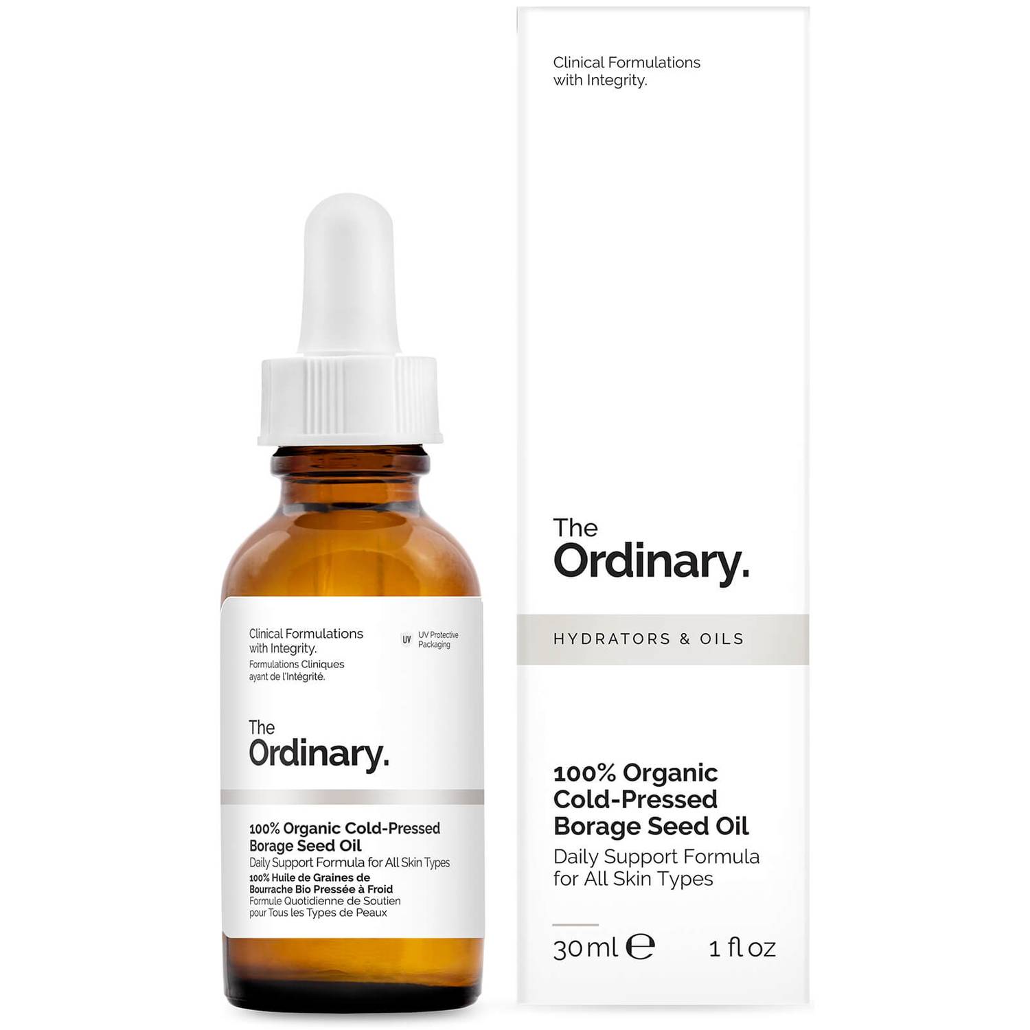

THE ORDINARY 100% органическое масло семян огуречника холодного отжима 30 мл