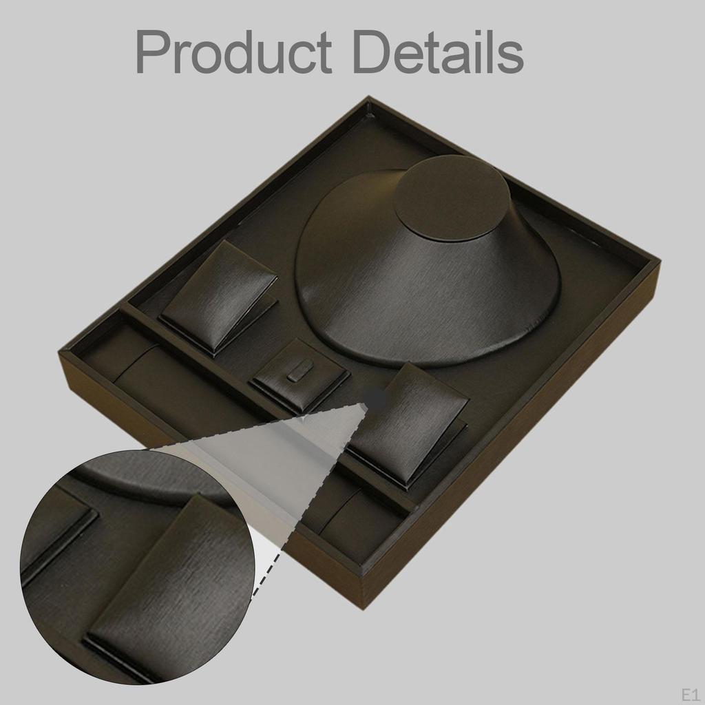 Jewelry Organizer Storage Tray Holder for Rings Bracelet Earrings Necklace Fashion Display