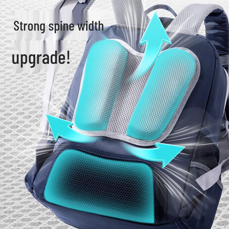 Deli Unisex Primary School Weight-Reducing Backpack 3-Piece Set