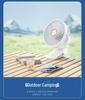 Portable Rechargeable Silent Clip Fan for Bedside, Stroller, or Desk - High Wind Power