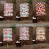 10/12pcs Chinese Traditional Mid-autumn Festival Decor Hanging Paper Lantern Folding Organ Design Portable Lantern With Handle