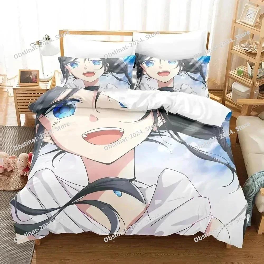 3D Anime Weathering with You Bedding Set Print single Comforter Quilt Bed Cover Duvet Cover Pillow Case 3 Pieces Kids Adult Size
