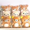 Anime Relax Bear Fill Cotton Mochi Soft Plush Doll Pendant Kiiroitori Chick Creative Lazybear Small Toy Stuffed Plush Charm Gift