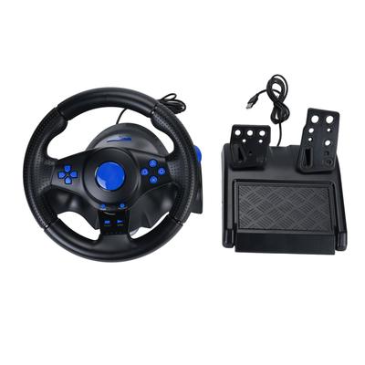Rennlenkrad mit linearen Pedalen und Schaltwippen USB Universal 180 Grad Drehung Vibrationsfeedback PC-Spiel
