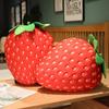 Cute Fruit Kids Pillow Stuffed Strawberry Plush Pillows Super Soft Girls Pillows Cushion Seat Stuffed Strawberry Toy for Kids