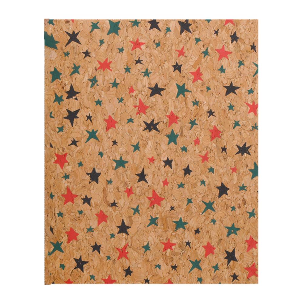20x30/120cm Glitter Natural Cork Wood Leather Fabric Printed Colored Bow Craft Bag Shoes Sewing DIY Decor