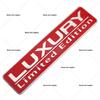 Limited Edition LUAURY Aluminum Car Sticker