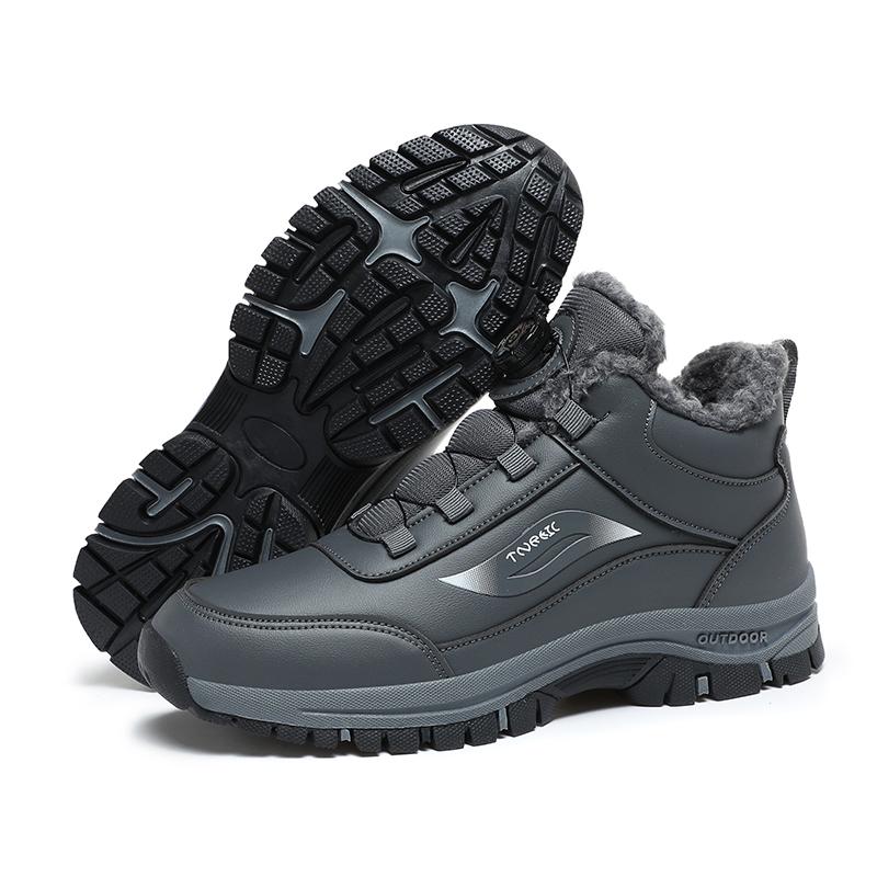 Winter Men'S And Women'S Snow Boots Non-Slip Waterproof Comfortable Booties Sneakers Men'S Plush Outdoor Hiking Shoes 36-48