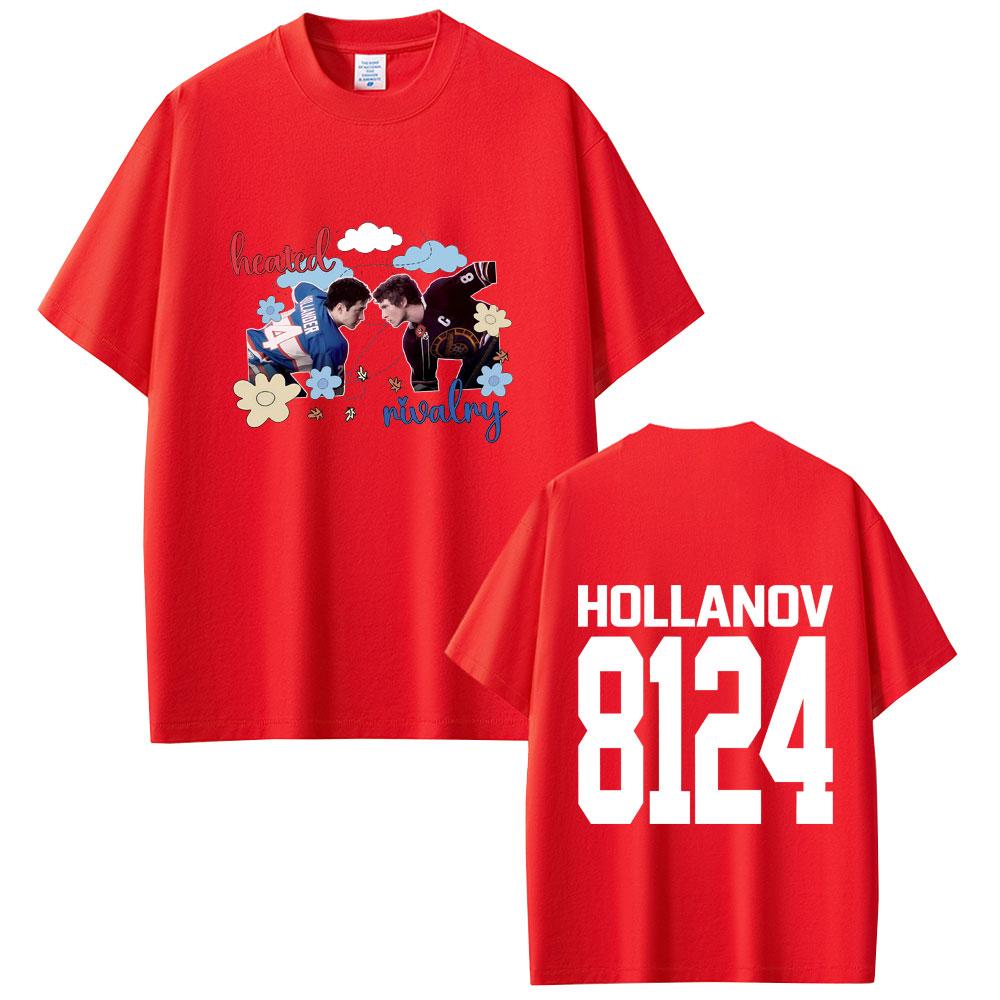 Heated Rivalry Shane Hollander Ilya Rozanov Hollanov 2481 Graphic Tshirt Men Women  Fashion Streetwear Male Soft Cotton Tees
