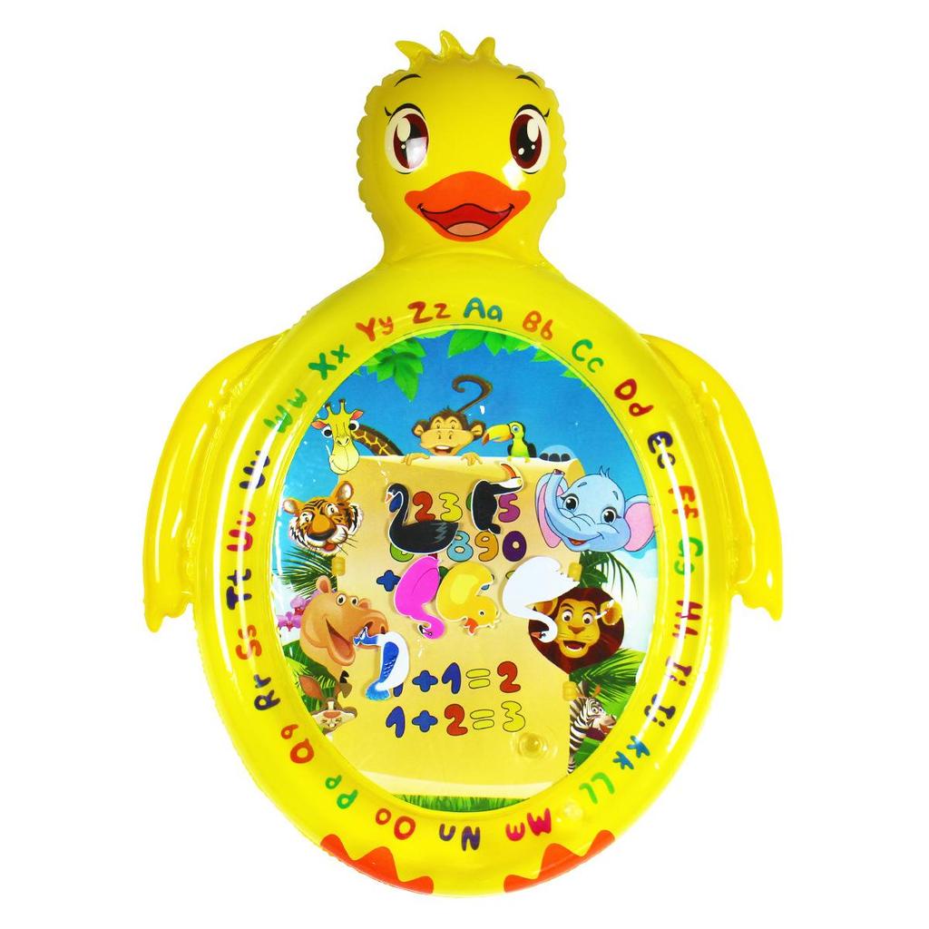 30-Silk Thickened PVC Inflatable Water Mat for Baby and Toddler Crawling, Summer Cooling Ice Pad Cushion