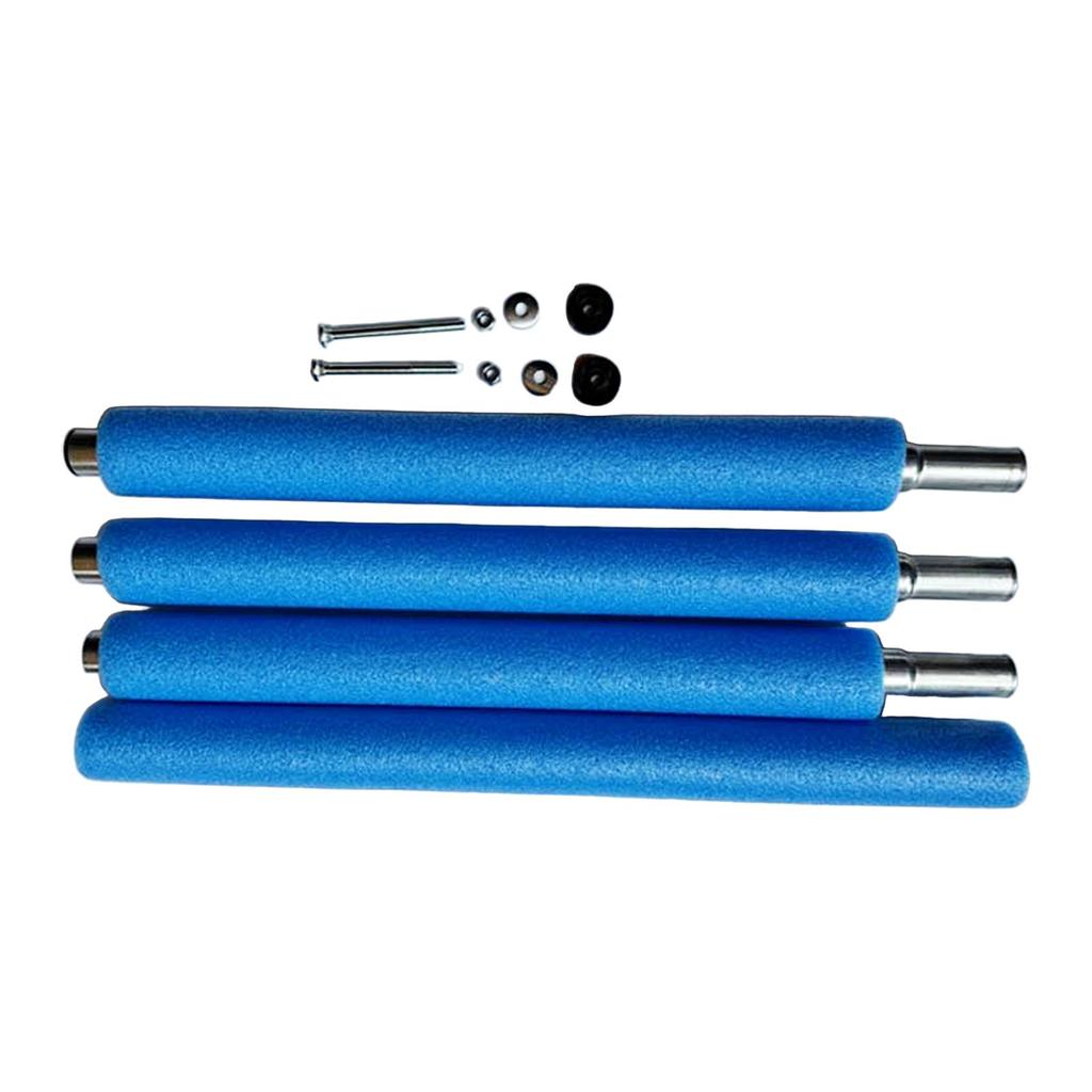 Steel Trampoline Enclosure Poles with Foam Padding