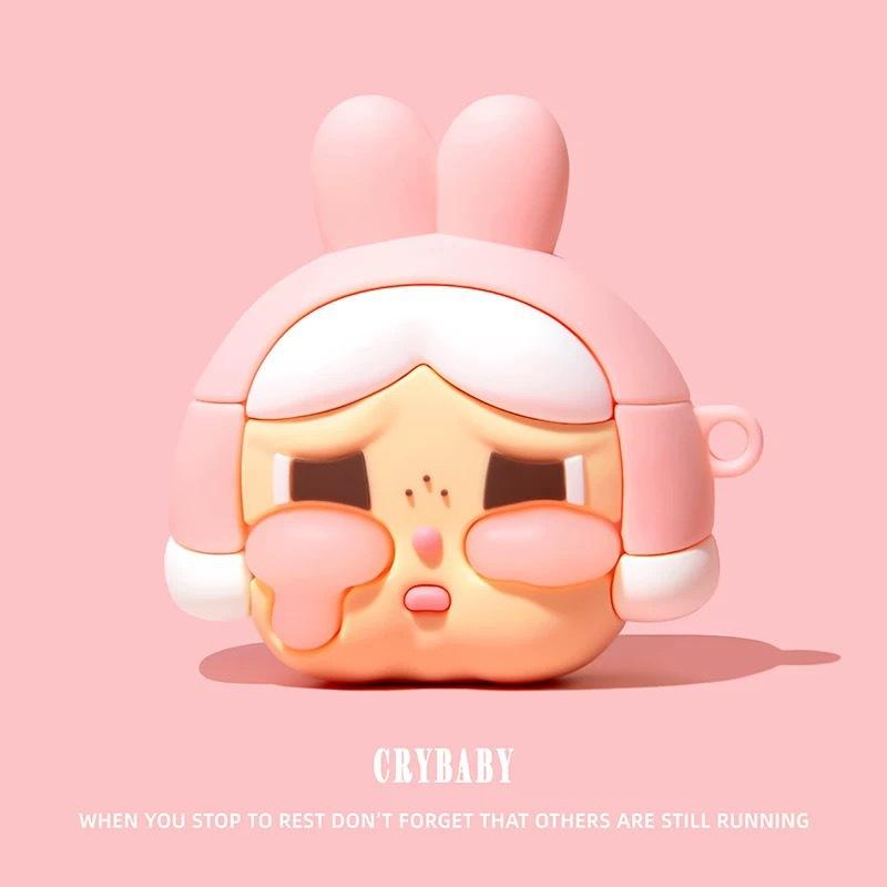 Cute Crying Baby AirPods Pro Apple Bluetooth Headset Case 1/1/1 Generation Cartoon Silicone Protective Case for Women