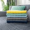 Corduroy Sofa Cover Mat Solid Color Thick Plush Sofa Towel Universal Non-Slip Corner Sofa Cushion Armrest  Home Decoration Cover