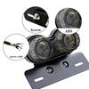 Motorcycle Dual Tail Brake Light Stop Warning Lamp Moto Modified License Plate Holder Turn Signals Motorcycle Accessories