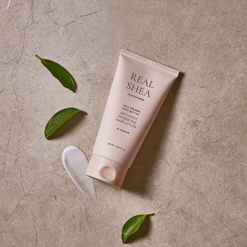 Real Shea Hydratační vlasové mléko proti krepatění 150 ml