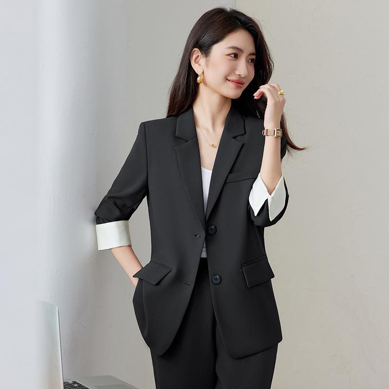 Women's 2025 Professional Temperament Blazer Set - New Spring & Autumn High-End Workwear Style