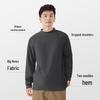 TonLion Men's Fleece-Lined Semi-High Collar Thermal T-shirt