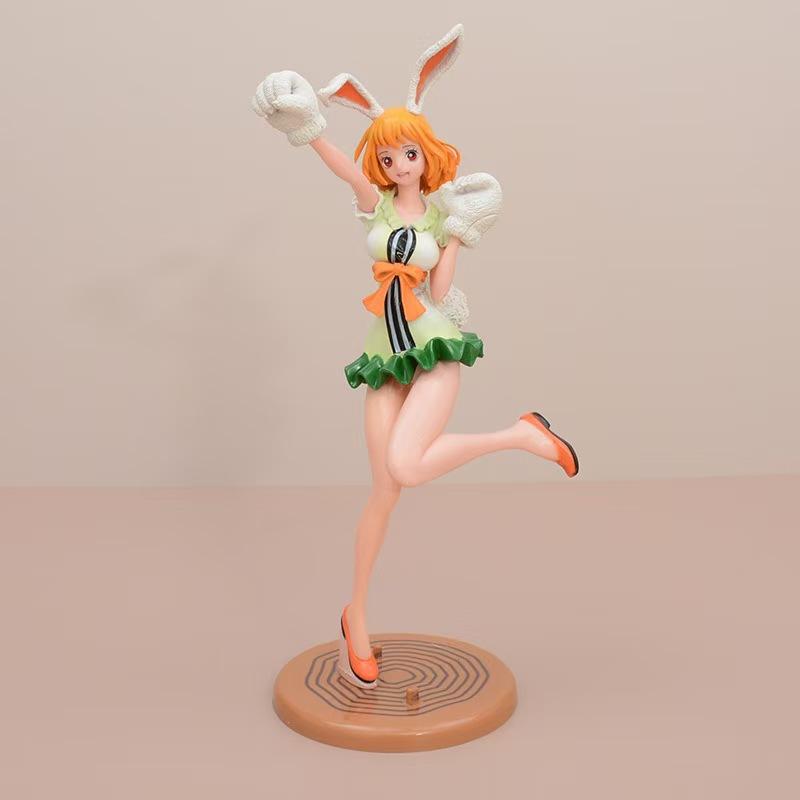 Фигурка One Piece POP яркий лев Фигурка Гарота лунный кролик двумерная модель анимация красивая девушка подарок