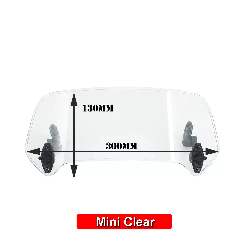 

For BMW R1250GS R1200GS R1300GS For YAMAHA For SUZUKI Motorcycle Windscreen Windshield Clamp-On Variable Spoiler Air Deflector