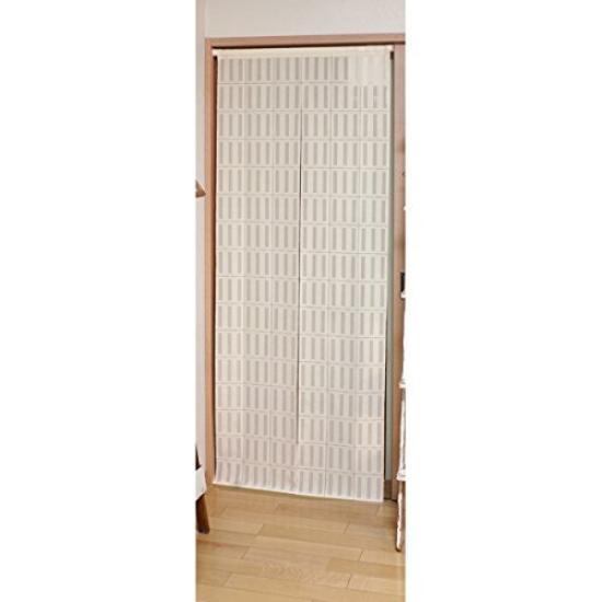 Teijin “Ecolier” Thermal Partition Insulation Screen100×250cmMade In JapanEnergy-Saving Room Divider for Living Room, Doorways, StairsIvory White