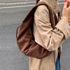 Retro Faux Suede Leopard Saddle Bag Trendy Shoulder Bag Fashion Underarm Bags Females Luxury Handbags and Purses