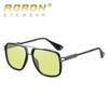 aoron Polarized Driving Sunglasses Fashion Men's Metal Anti-ultraviolet Discoloration Sunglasses