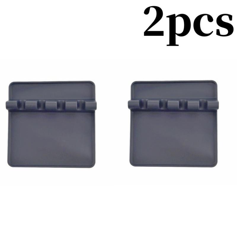 1/2Pcs Silicone Utensil Rack Kitchen Tableware Drying Rest Holders Fork Spatula Spoon Shelf Organizer Non-Slip Pad Storage Tool