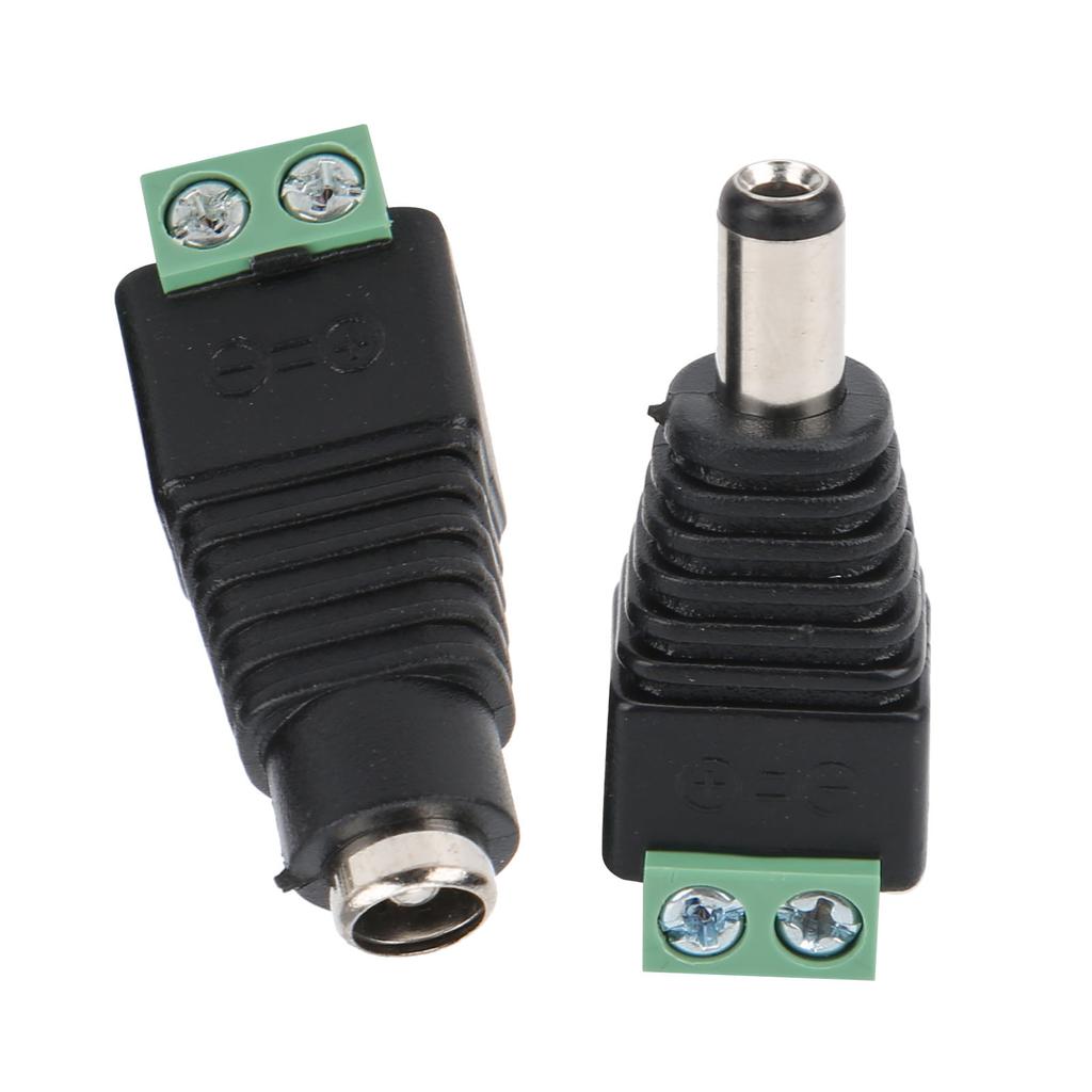 5.5x2.5mm DC Power Connector Jack Male&Female CCTV Power Adapters for Camera Converter