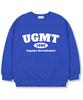 UNION GARMENTS Ugmt Heritage Logo Fleece-Lined Oversized Sweatshirt Blue