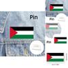 Wholesale Customized Palestinian Flag Acrylic Geometric Brooch Pin