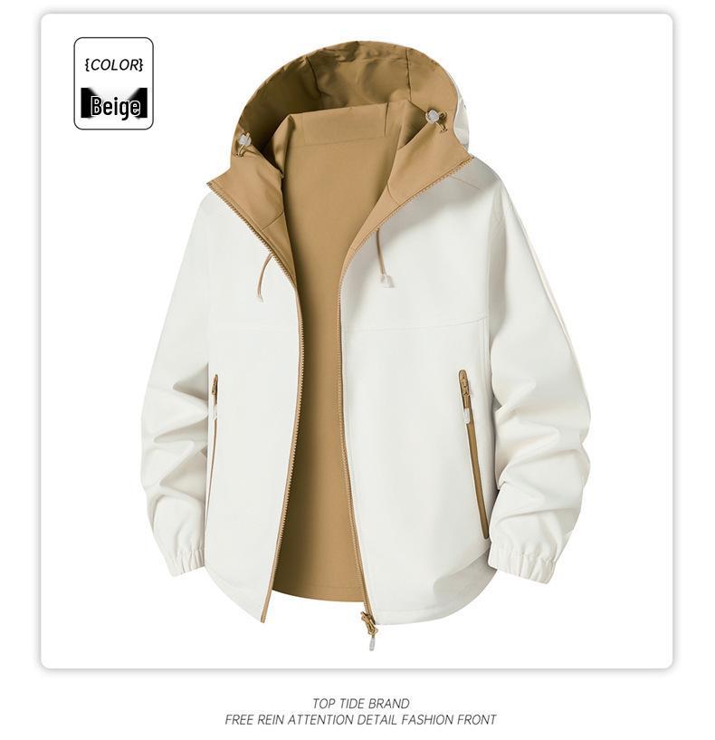 Jachetă Unisex Față-Verso Cross2025 Stil Coreean - Versatilă & Trendy