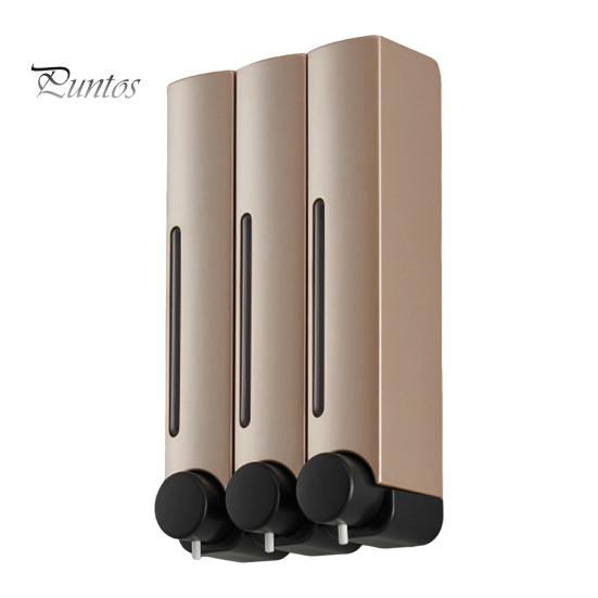 

Диспенсер для мыла для душа, настенный дозатор для шампуня и кондиционера, герметичный, легко наполняется, бутылка для шампуня 3pcs шампанского