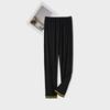 Pantaloni Pigiama a Quadri in Puro Cotone da Uomo - Larghi, Taglie Forti, Leggeri per Primavera, Estate e Autunno.