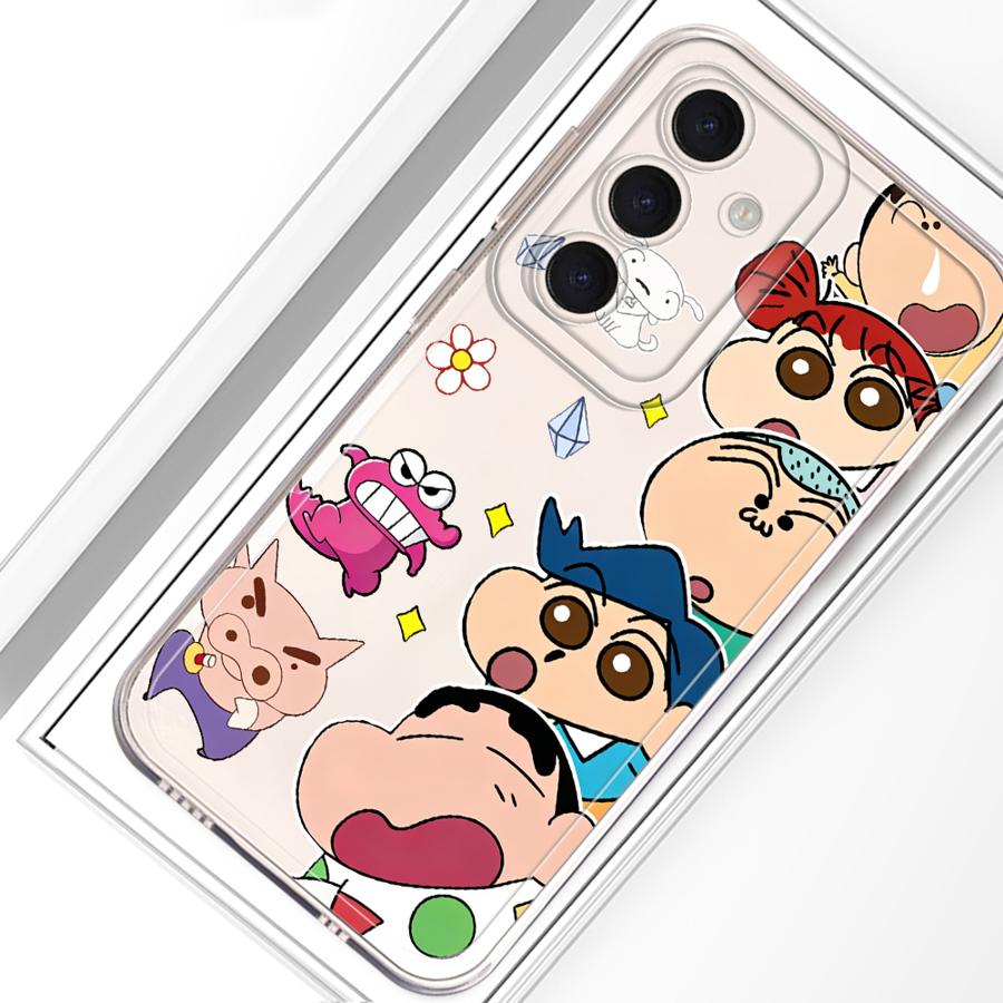 Cartoon Crayons Shinchan Phone Cover Case for Samsung Galaxy A52 A31 A54 A15 A14 A16 A26 A24 A33 A52 A36 A13 A56 A50 A34 A35 A25