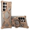 For Samsung Galaxy S23 Ultra Magnetic Bumper Case Rotating Kickstand Metal Phone Cover