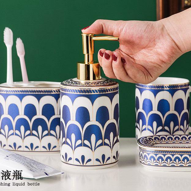Ceramiczna butelka na balsam Przenośny dozownik mydła Żel pod prysznic Butelka dzielona Butelka z pompką do szamponu dozownik szamponu dozownik mydła