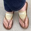 Lace Flip-Flop Toe Socks (3color)_Lemon