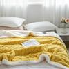 Tuff Lamb Fleece Nordic Sofa Blanket: Soft, Solid Color, Year-Round Use