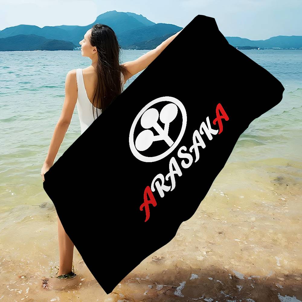 Arasaka Corporation Logo Microfiber Beach Towel Absorbent Quick Dry Soft Yoga Swimming Resort Mountain Climbing Towel