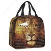 Jesus Biblical Insulated Lunch Bag for Women Religious Christian Resuable Cooler Thermal Food Lunch Box School Work Picnic Bags