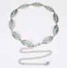High-end Women's Waist Chain Turquoise Inlaid with Boho Waist Chain Western Style Natural Vacation Waist Chain