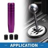 A ABSOPRO Universal Shift Knob 13cm Stick Shift Lever Knob with 3 Adapters for